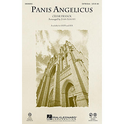 Hal Leonard Panis Angelicus CHOIRTRAX CD Arranged by John Leavitt