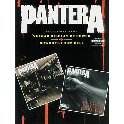 Alfred Pantera Guitar Tab Book