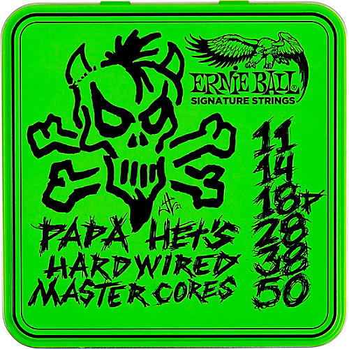 Ernie Ball Papa Het's Hardwired Master Core Signature Strings 3-Pack Tin 11 - 50