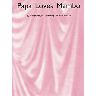 Music Sales Papa Loves Mambo Music Sales America Series