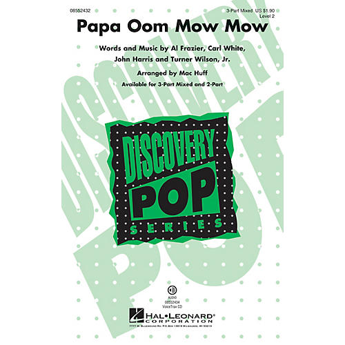 Hal Leonard Papa Oom Mow Mow (Discovery Level 2) 2-Part Arranged by Mac Huff