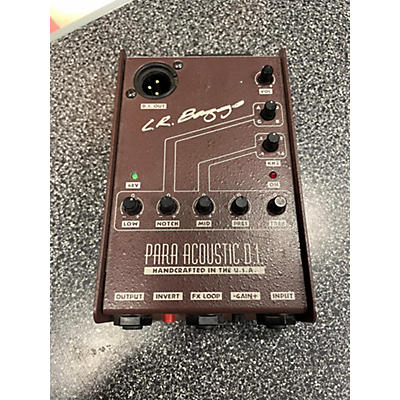 LR Baggs Para Acoustic DI Direct Box Pre With EQ Direct Box