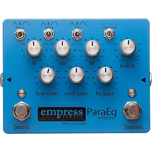 ParaEq with Boost EQ Guitar Effects Pedal