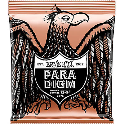 Ernie Ball Paradigm Phosphor Bronze Acoustic Guitar Strings - Medium Light (12-54)