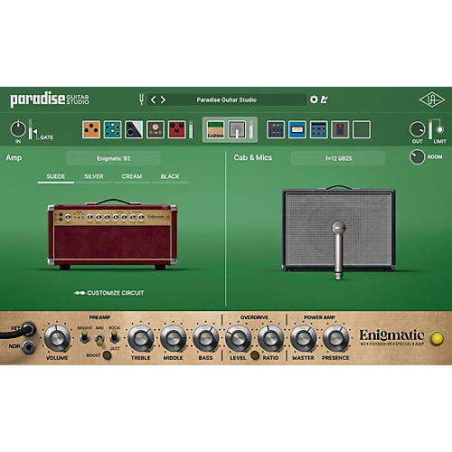 Universal Audio Paradise Guitar Studio Plug-In - Crossgrade From Showtime '64 Tube Amp