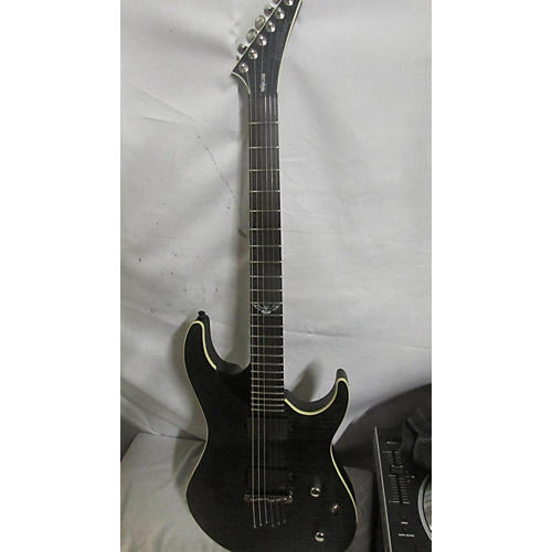 Washburn Parallaxe Solid Body Electric Guitar Trans Black