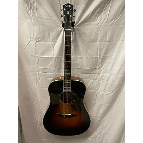 Fender Paramount PD-220E Acoustic Electric Guitar 3-Color Vintage Sunburst