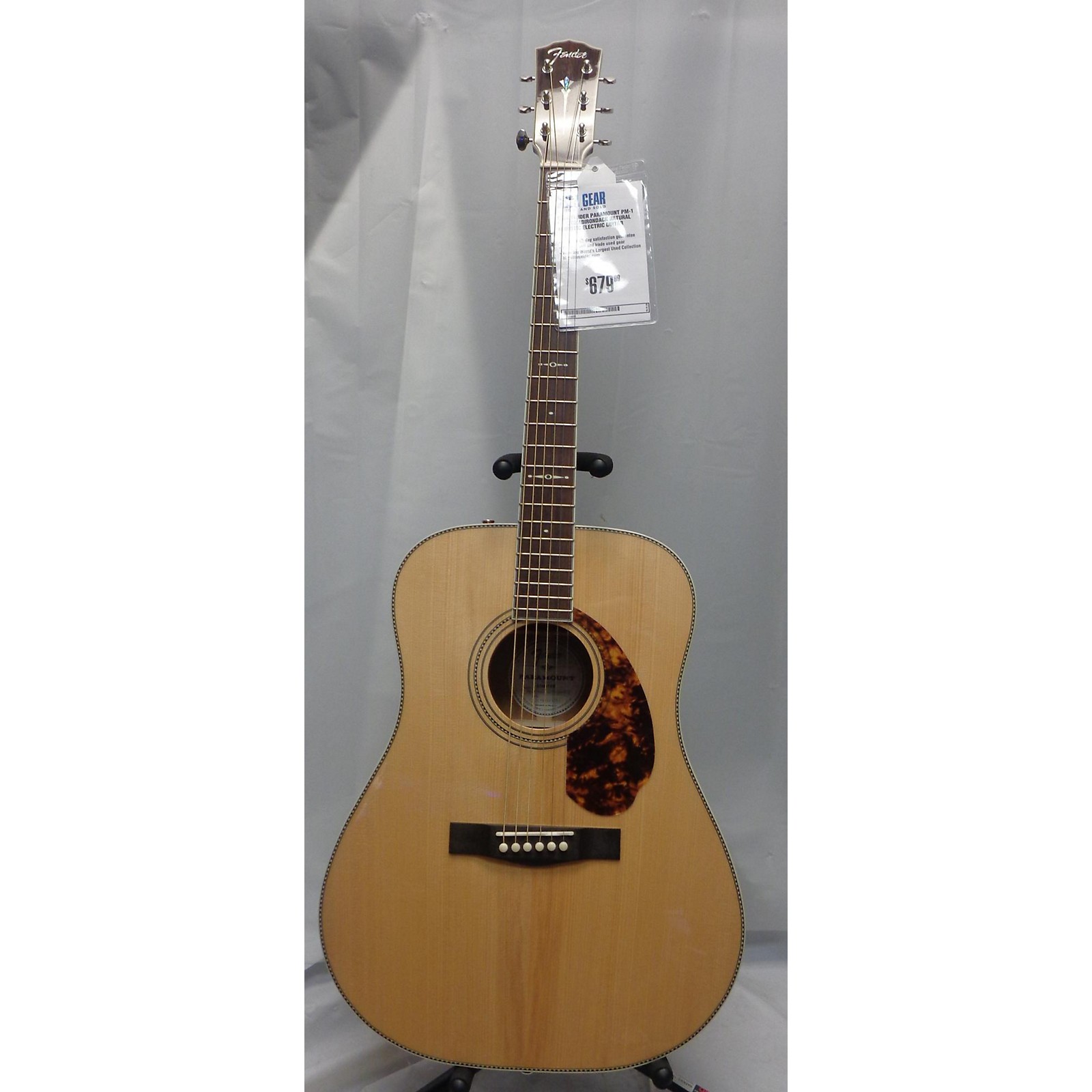 Used Fender Paramount PM1 Limited Adirondack Acoustic Electric Guitar