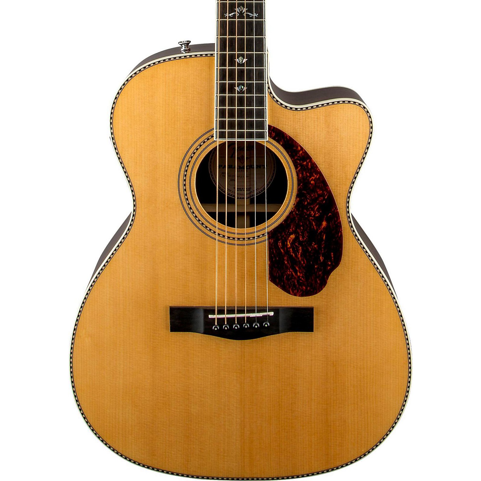 Fender Paramount Series PM3 Deluxe Cutaway Triple0 AcousticElectric