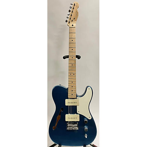 Squier Paranormal Cabronita Telecaster Thinline Hollow Body Electric Guitar Lake Placid Blue