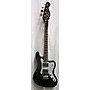 Used Squier Paranormal Rascal Bass HH Electric Bass Guitar Black Sparkle