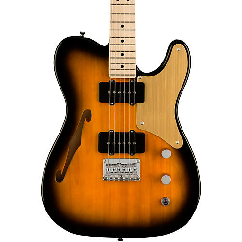 Squier Paranormal Series Cabronita Telecaster Thinline Electric Guitar With Maple Fingerboard 2-Color Sunburst
