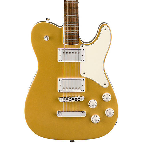 Squier Paranormal Troublemaker Telecaster Deluxe Limited-Edition Electric Guitar Aztec Gold