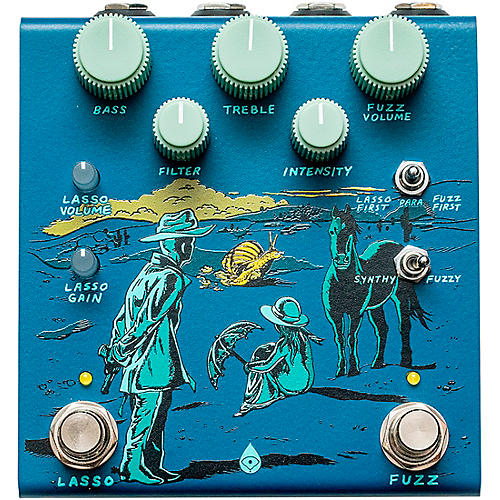 Old Blood Noise Endeavors Pardner Fuzz Effects Pedal Blue