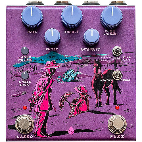 Old Blood Noise Endeavors Pardner Fuzz Effects Pedal Purple