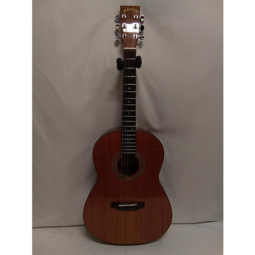 Zager Parlor Acoustic Electric Guitar Natural