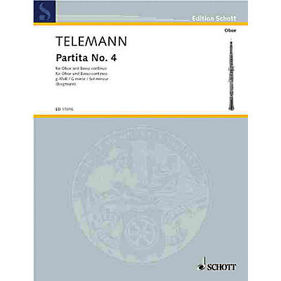 Schott Partita No 4 in G Min (Oboe and Basso Cont) Schott Series