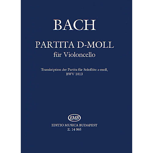 Partita in D minor (Transcription of BWV 1013) (Violoncello Solo) EMB Series by Johan Sebastian Bach