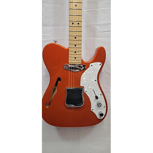 Miscellaneous Partscaster Hollow Body Electric Guitar Metallic Orange