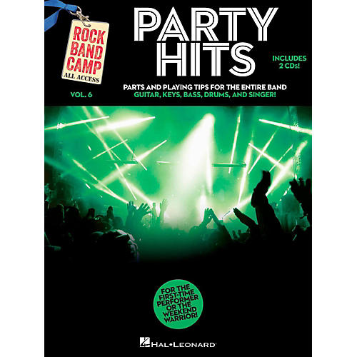Party Hits - Rock Band Camp Vol. 6 (Book/2-CD Pack) for Vocal Guitar Keys Bass Drums