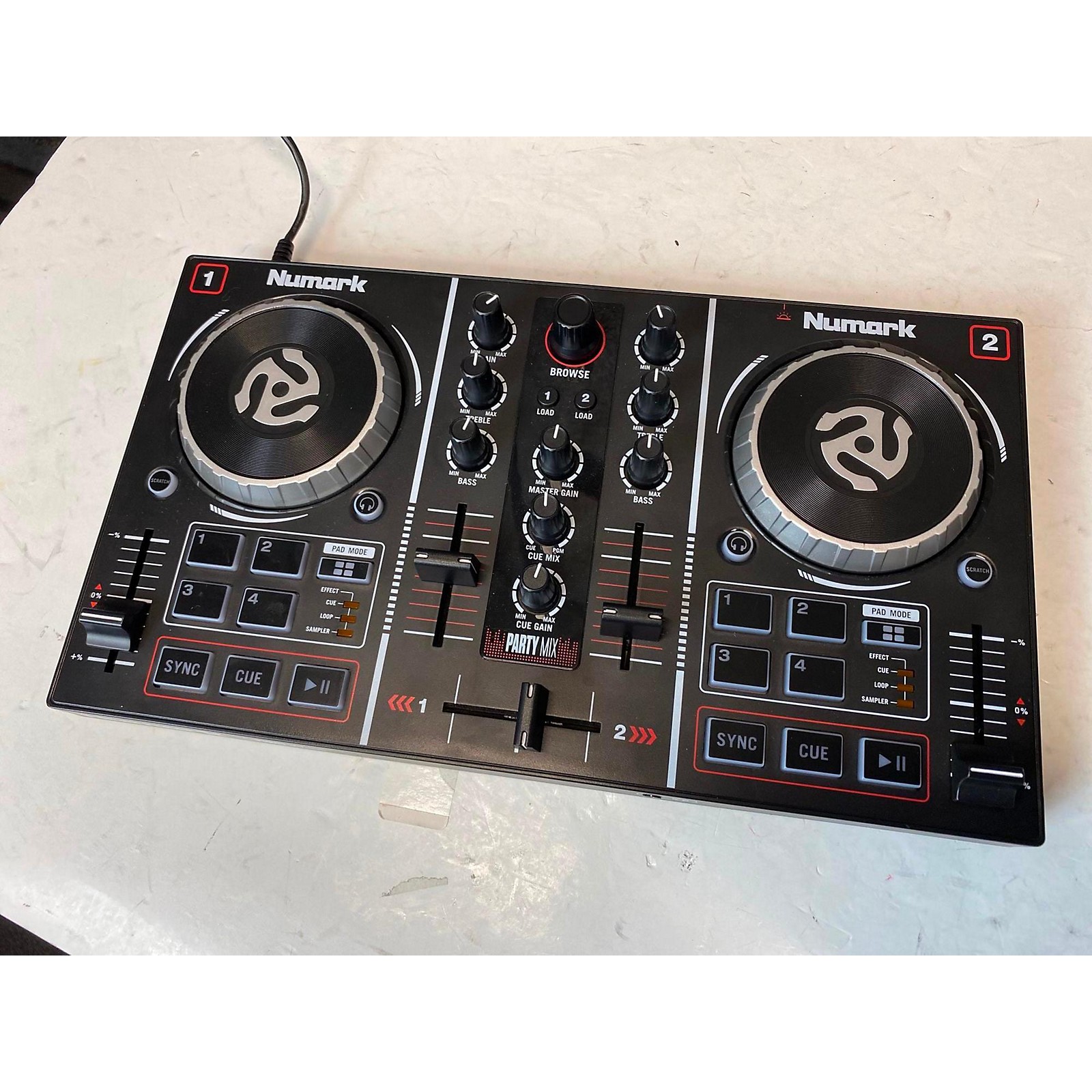Used Numark Party Mix DJ Mixer Musician's Friend