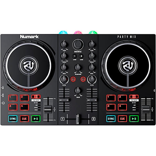 Numark Party Mix II DJ Controller With Built-in Light Show