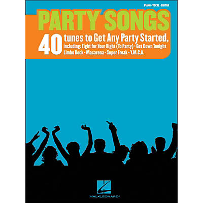 Hal Leonard Party Songs 40 Tunes To Get Any Party Started arranged for piano, vocal, and guitar (P/V/G)