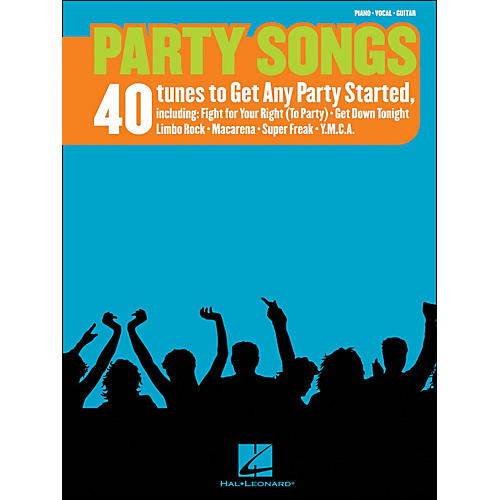 Hal Leonard Party Songs 40 Tunes To Get Any Party Started arranged for piano, vocal, and guitar (P/V/G)