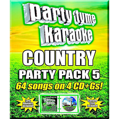 Sybersound Party Tyme Karaoke - Country Party Pack 5