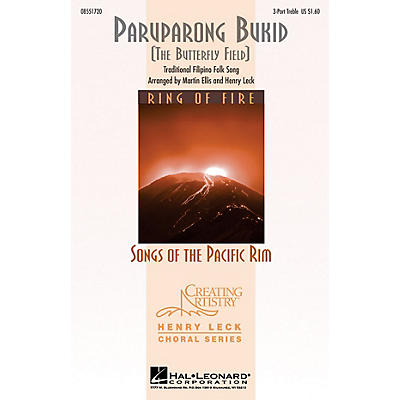 Hal Leonard Paruparong Bukid (The Butterfly Field) 3 Part Treble arranged by Henry Leck