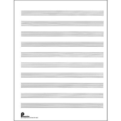 Music Sales Passantino Music Paper Filler No.2 96 Pages, 8.5X11, 3 Ring