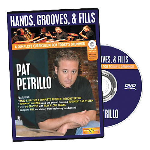 Pat Petrillo Hands, Grooves & Fills (DVD and Book)