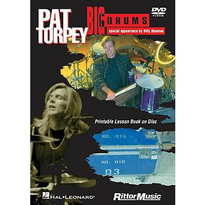 Rittor Music Pat Torpey - Big Drums DVD Series DVD Performed by Pat Torpey
