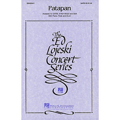 Hal Leonard Patapan SATB arranged by Ed Lojeski