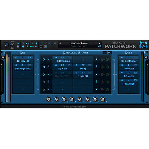 Blue Cat Audio PatchWork Universal Plug-ins Patchbay Software Download