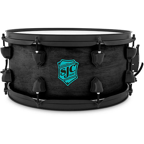 SJC Drums Pathfinder Snare Drum 14 x 6.5 in. Midnight Black Satin