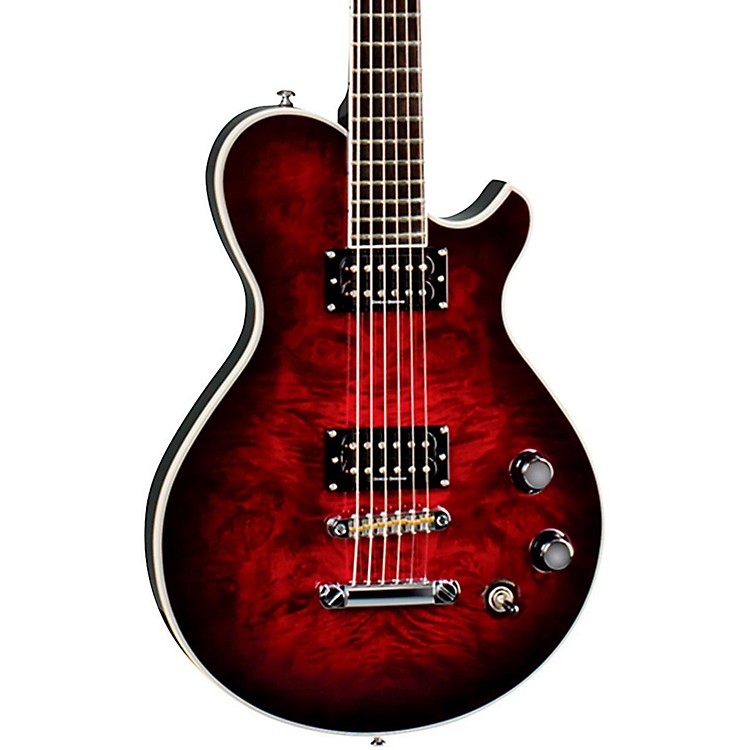 Michael Kelly Patriot Baritone Electric Guitar Black Cherry Burst ...