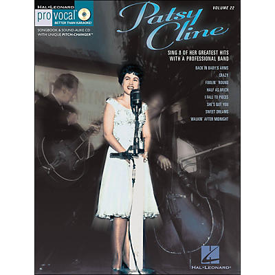 Hal Leonard Patsy Cline - Pro Vocal Songbook Women's Edition Volume 22 Book/CD