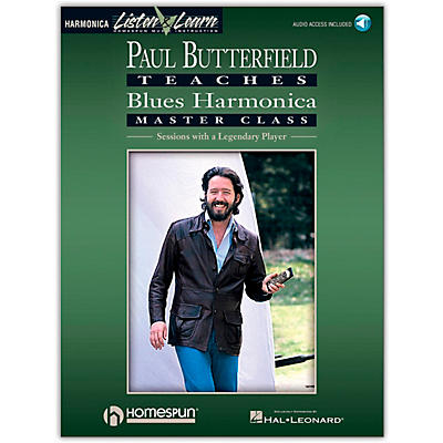 Hal Leonard Paul Butterfield Teaches Blues Harmonica Master Class (Book/Online Audio)