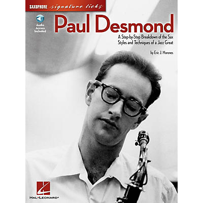 Hal Leonard Paul Desmond Signature Licks Saxophone Series Softcover with CD Written by Eric J. Morones