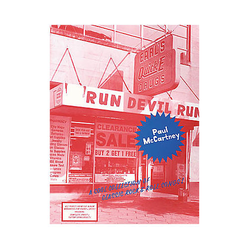 Paul McCartney - Run Devil Run Piano, Vocal, Guitar Songbook
