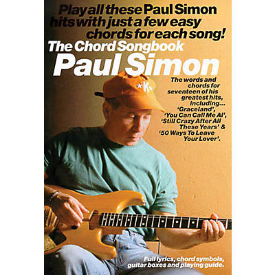 Music Sales Paul Simon - The Chord Songbook Music Sales America Series Softcover Performed by Paul Simon