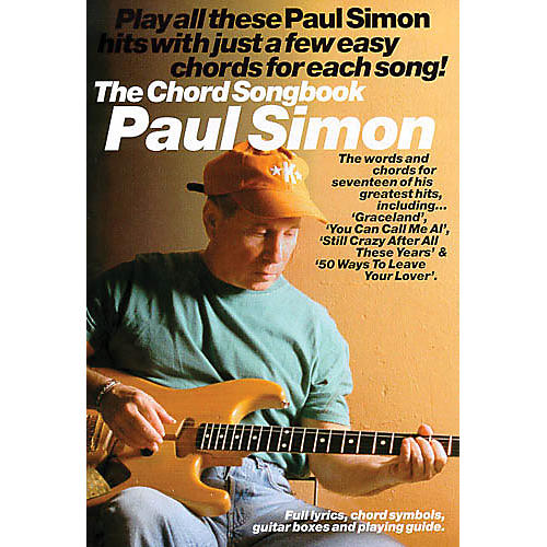 Music Sales Paul Simon - The Chord Songbook Music Sales America Series Softcover Performed by Paul Simon