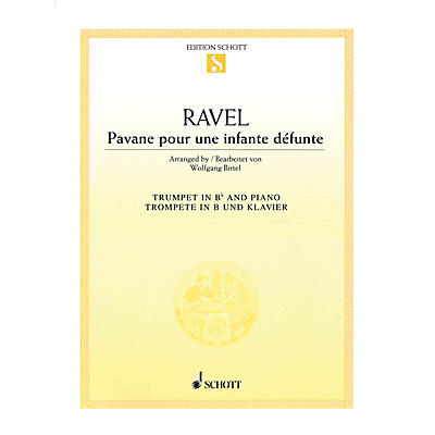 Schott Pavane pour une infante defunte (Pavane for a Dead Princess Trumpet and Piano) Brass Solo Series