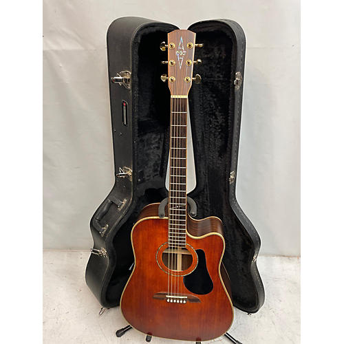 Alvarez Pd85sc Acoustic Electric Guitar Mahogany