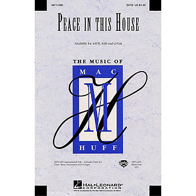 Hal Leonard Peace in This House SATB