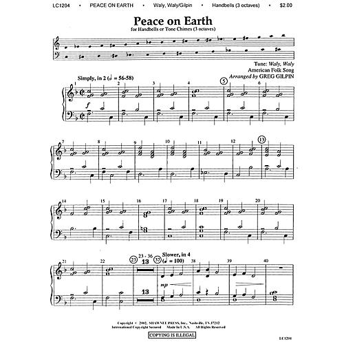 Shawnee Press Peace on Earth Handbell Acc Arranged by Greg Gilpin