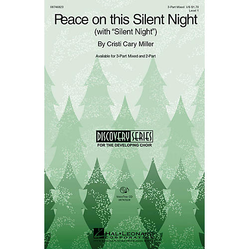 Hal Leonard Peace on This Silent Night (with Silent Night) 2-Part Composed by Cristi Cary Miller