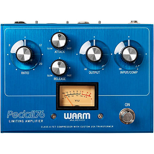Warm Audio Pedal76 All-Analog Transformer-Balanced FET Compressor Effects Pedal Limited Edition Blue