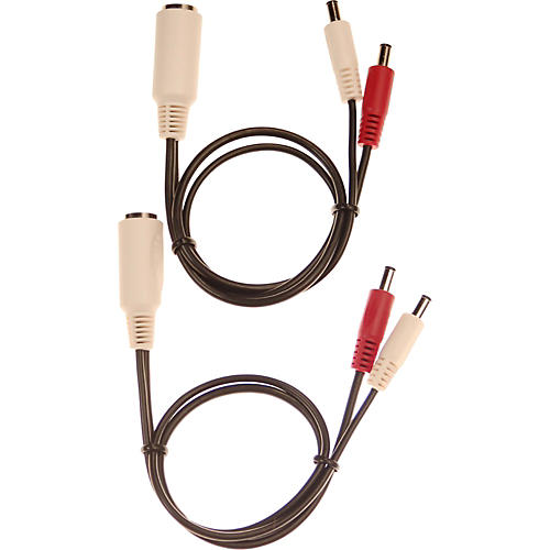 PedalSnake Dual Isolated 2.1mm PowerLine Pigtail Cable for 2 SnakePOWER Supplies - 2-Pack